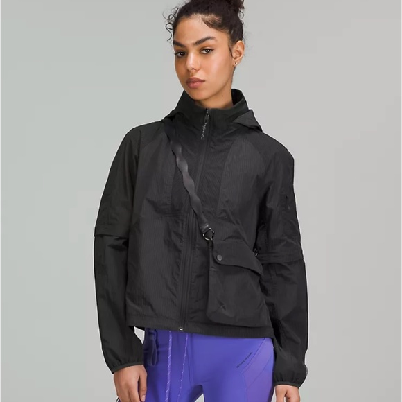 Like-New- Lululemon Convertible Ripstop Hiking Jacket with Detachable Bag (2) - Picture 1 of 15